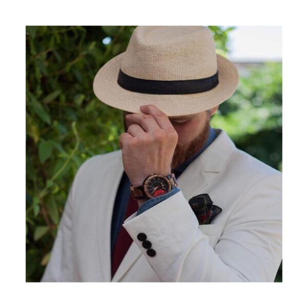 BOBO BIRD Relojes de madera coloridos para hombre reloj_2