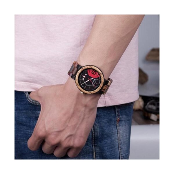 BOBO BIRD Relojes de madera coloridos para hombre reloj_6