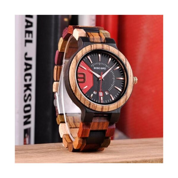 BOBO BIRD Relojes de madera coloridos para hombre reloj_3
