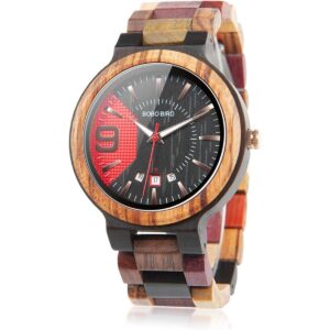 BOBO BIRD Relojes de madera coloridos para hombre reloj_1