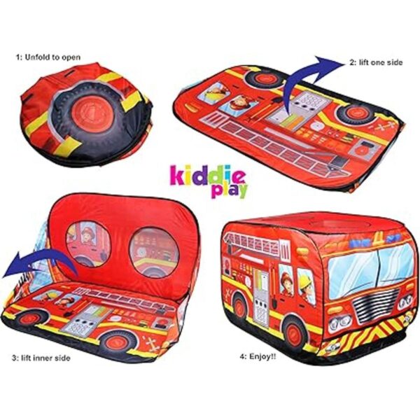 Kiddie Play Tienda de campaña desplegable de camión de_5