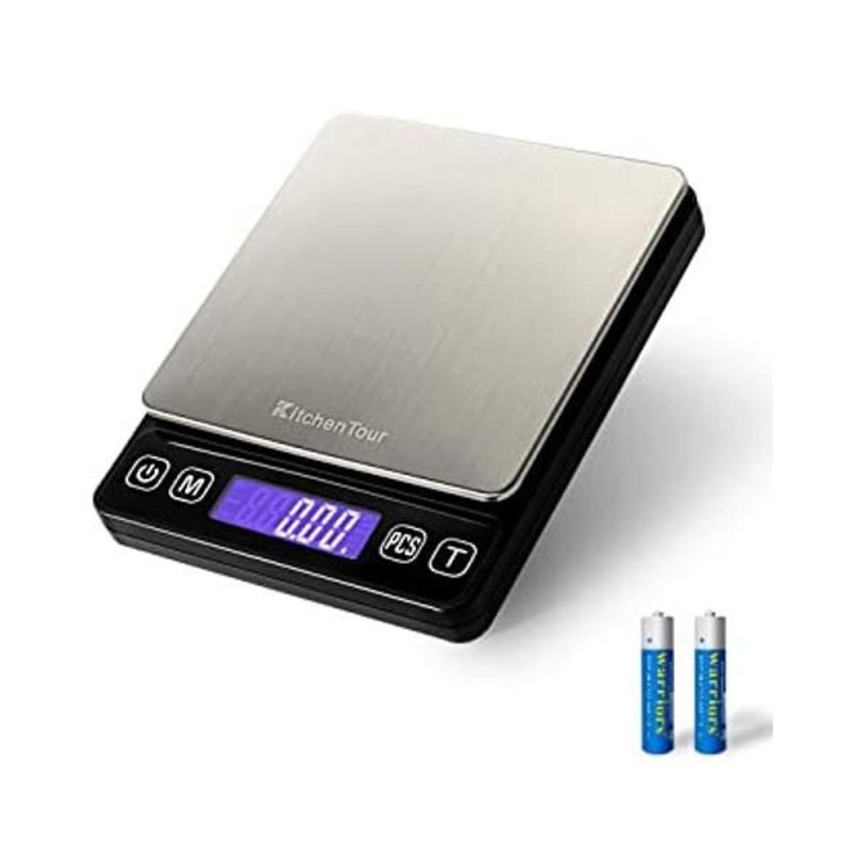 KitchenTour Báscula digital de cocina 0.00 oz de alta