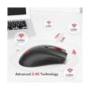 Redragon M652 Mouse inalámbrico óptico de 2.4G con