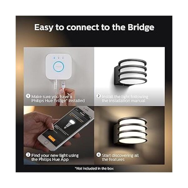 Philips Hue Inara linterna para exteriores blanca