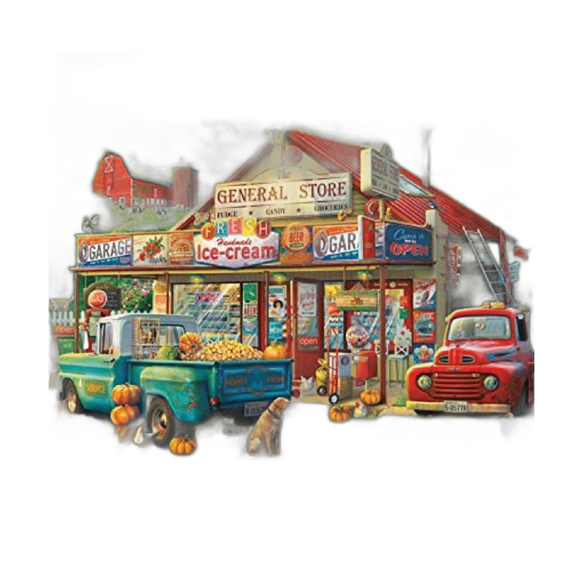 Buffalo Games Country Store Rompecabezas de 500 piezas