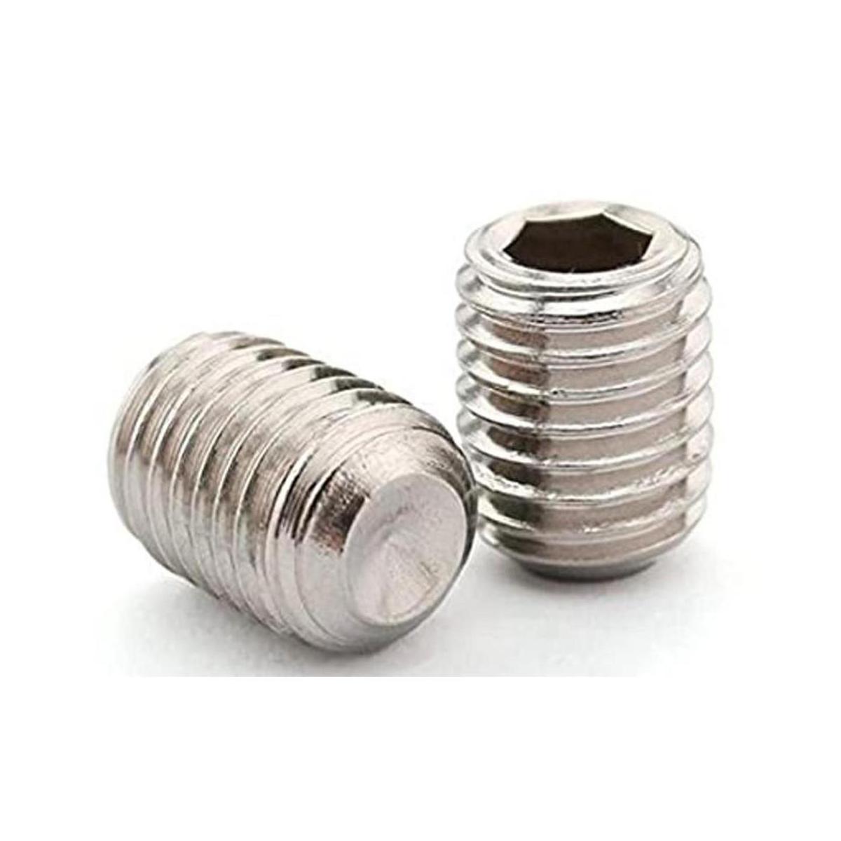 Juego de 50 tornillos hexagonales de acero inoxidable