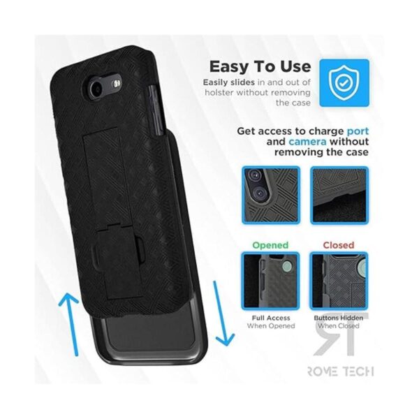 Rome Tech Funda con clip para cinturón para Samsung Galaxy_4