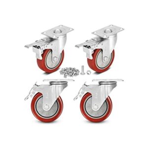 Ruedas resistentes de 4 pulgadas de carga de 1800 libras_1