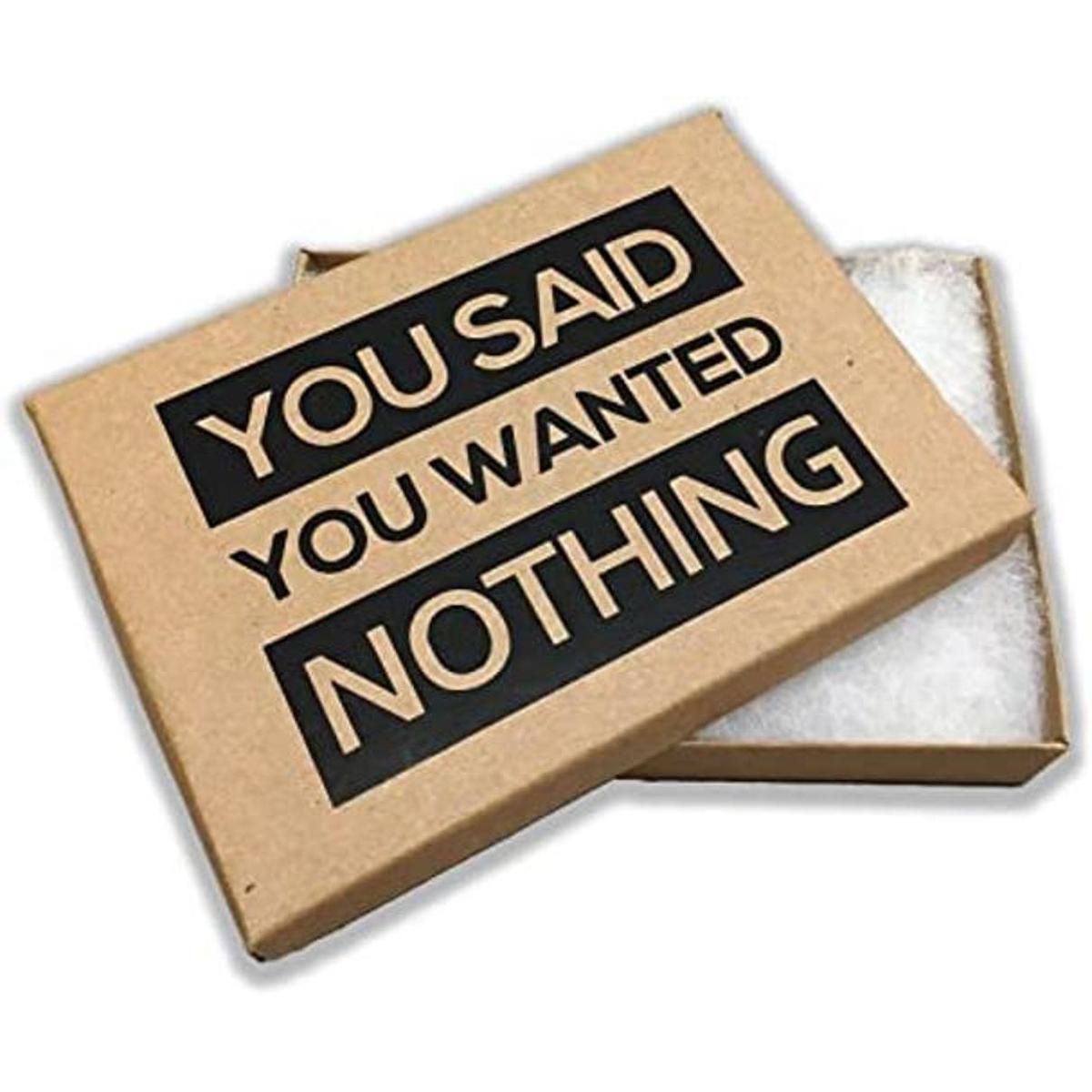 Caja de regalo de lujo de Nothing You Said You Wanted