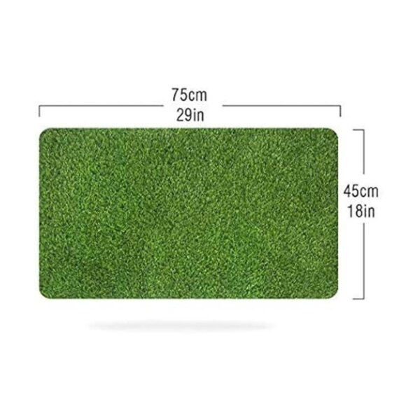 MAYSHINE Tapete de césped artificial para puerta para_2