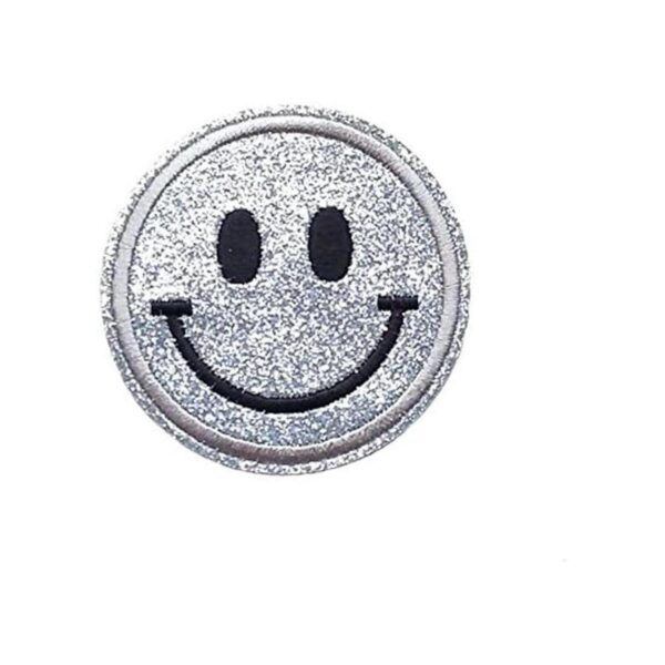 Qingxi Charm 18 piezas brillante chispa sonrisa cara coser_4
