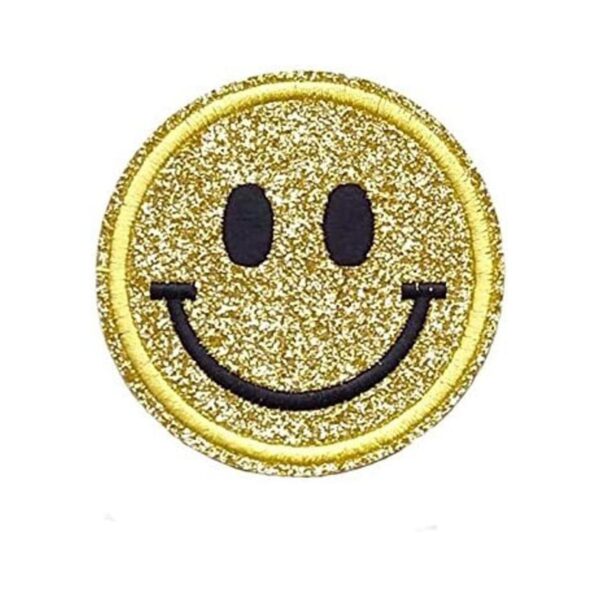 Qingxi Charm 18 piezas brillante chispa sonrisa cara coser_3