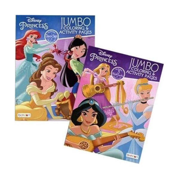 Disney Juego de libros para colorear de princesas el_3