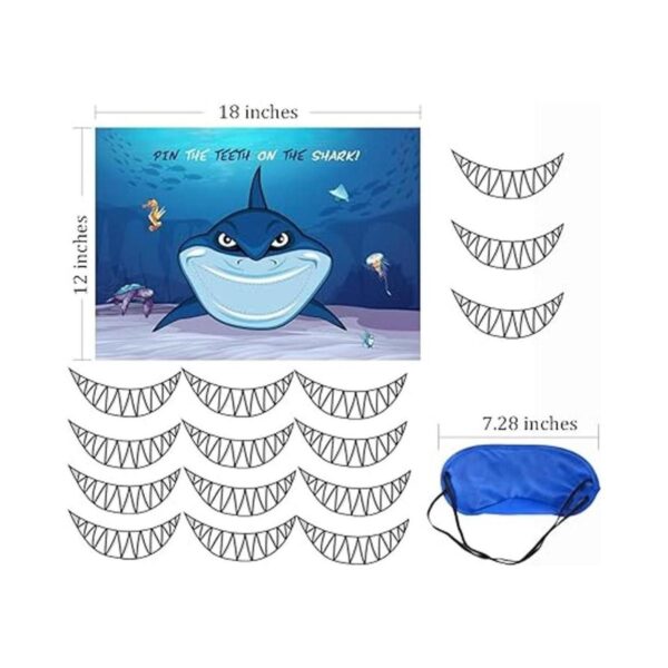 CocoHut Suministros de fiesta de tiburones pin los_2