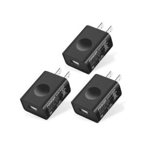 FONKEN Cargador de pared USB paquete de 3 adaptadores de