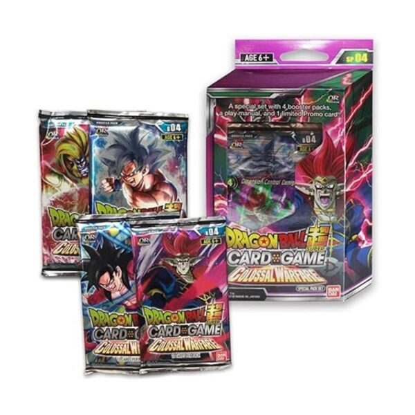Dragon Ball Z Super Colossal Warfare Series 4 TCG Paquete_2