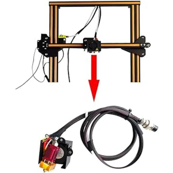 HICTOP CR10 Hotend Extrusora MK8 de montaje completo para