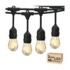Svater 2 unidades de cadena de luces LED S14 IP65