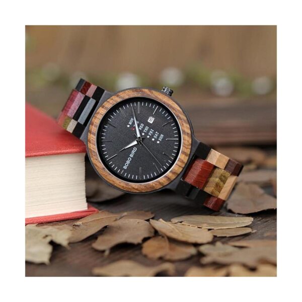 BOBO BIRD Wood Watches Colorful Wood WristWatches Week_2
