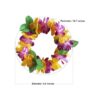 BPNHNA 6 coronas hawaianas con diadema de flores