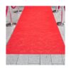 Camino de pasillo rojo para bodas banquetes noche de