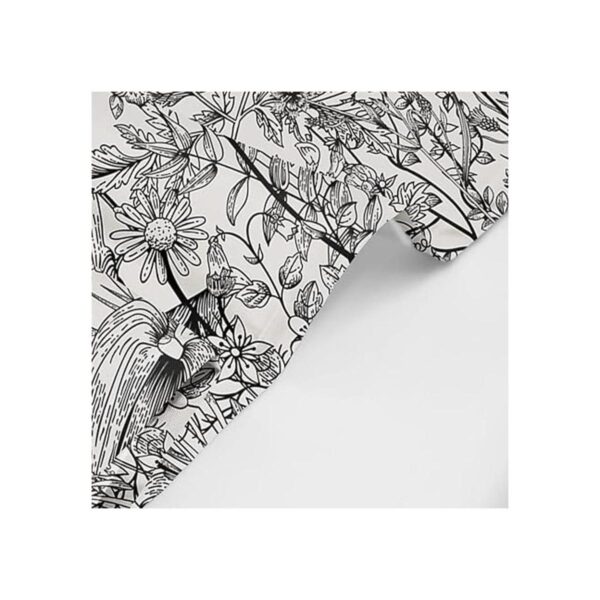 Emvency Cortina de ducha con borde floral hierbas y_5