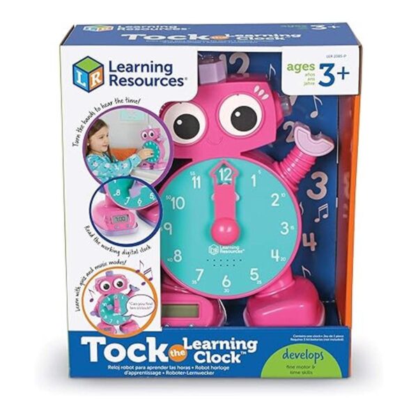 Learning Resources Tock The Learning Reloj educativo para_4