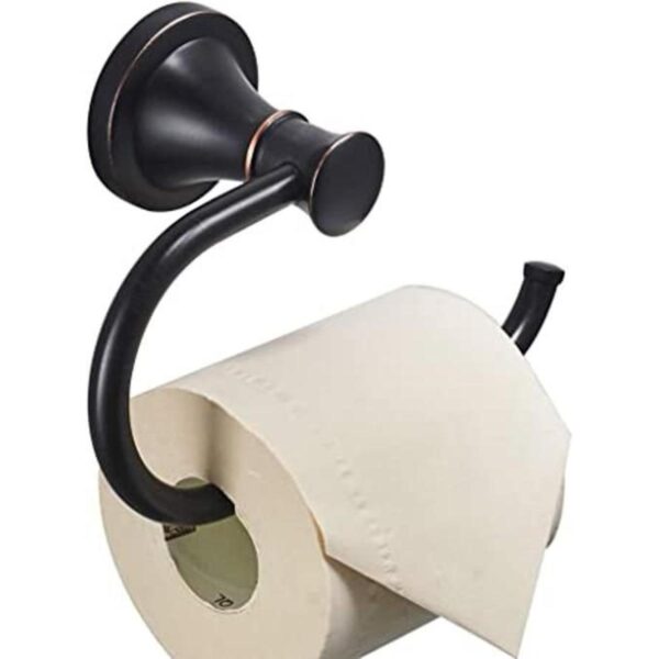 BESy Soporte de papel higiénico de bronce aceitado