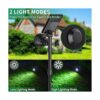JSOT Luces solares para exteriores 600 lúmenes luz solar_5