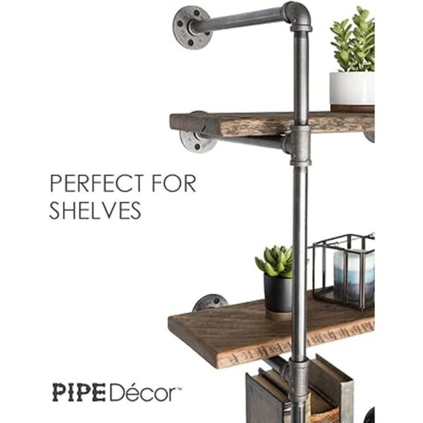 Pipe Decor Brida de piso de hierro fundido maleable de 1.0