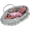 Rakki Dolli Soft Doll Juego de cuna para muñeca de bebé_3