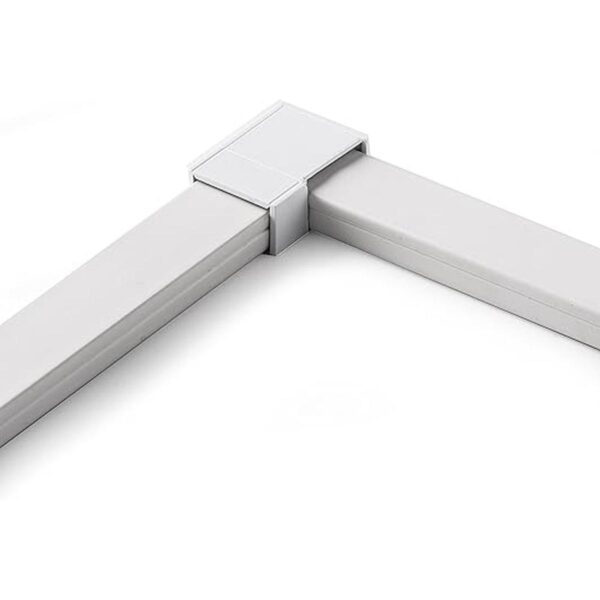 Easylife Tech Canal de cable blanco pintable de 10 pies_4