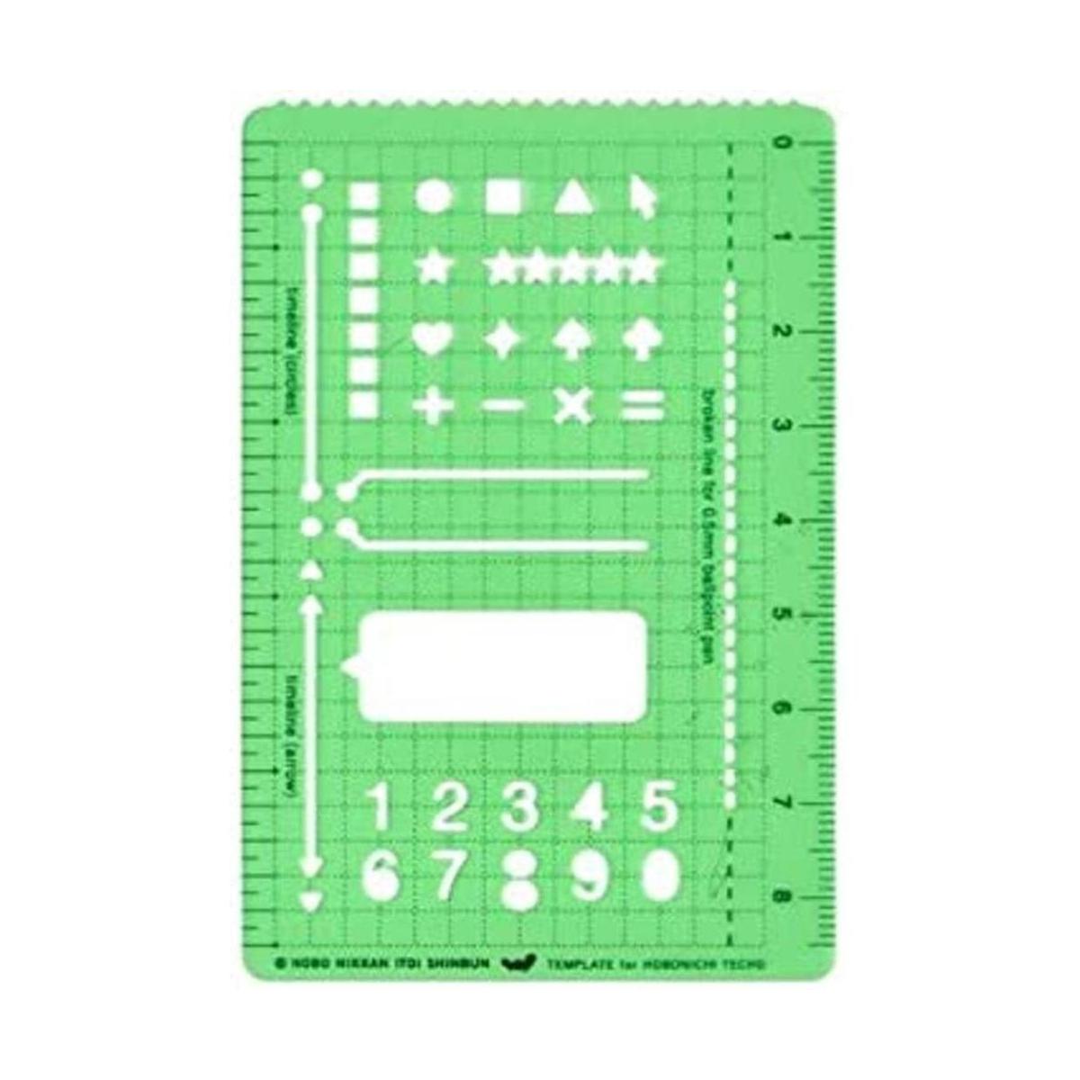 Hobonichi Plantilla básica Hobonichi Notebook Papelería