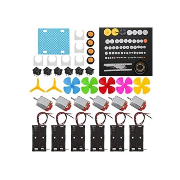 Juego de 6 motores CC mini motor eléctrico rectangular de_1