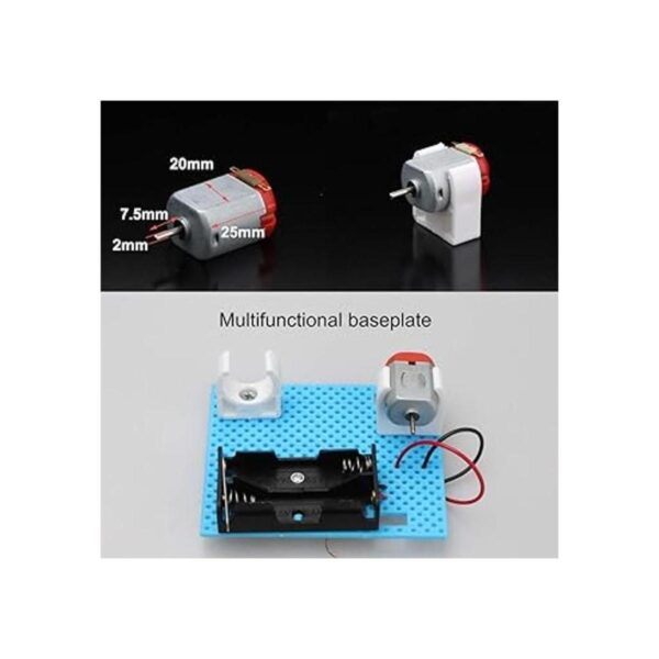 Juego de 6 motores CC mini motor eléctrico rectangular de_2