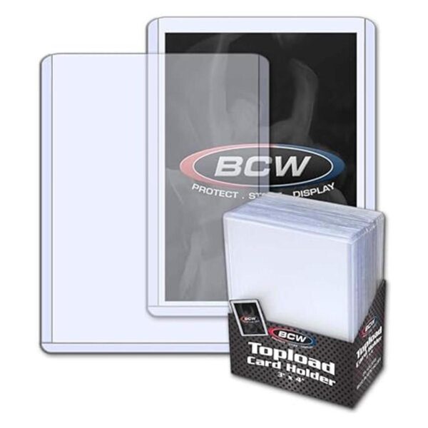 BCW Portatarjetas de carga superior de 3 x 4 pulgadas para_3
