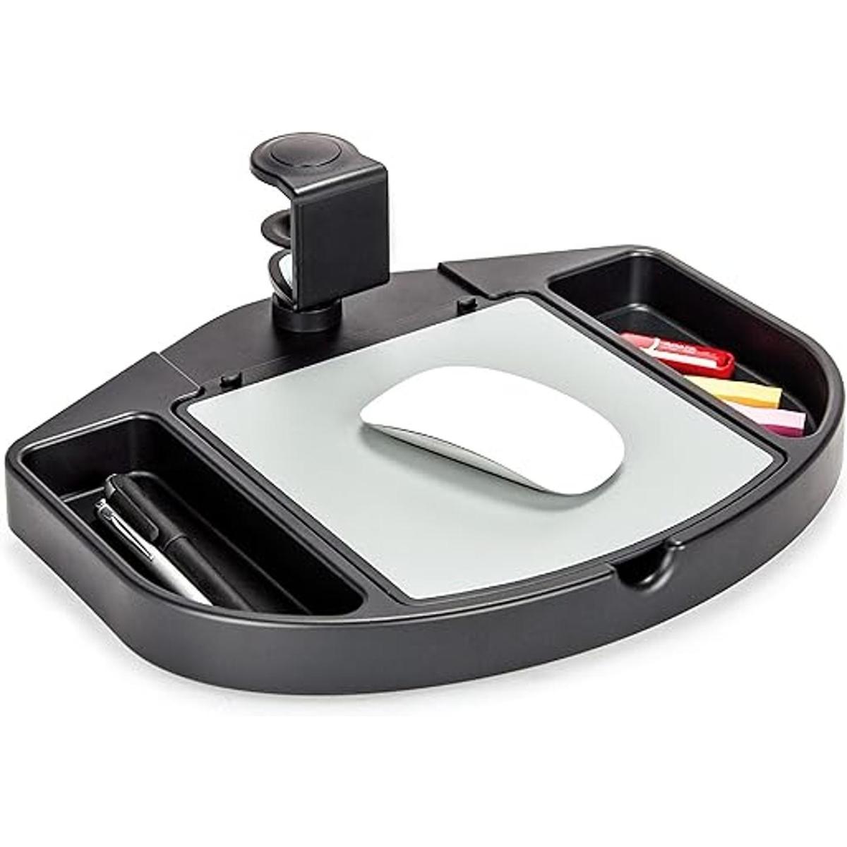 EHO Prime Bandeja giratoria para mouse con clip de 360