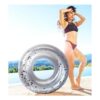 Mozlly Paquete de 3 tubos flotantes inflables de plata_4