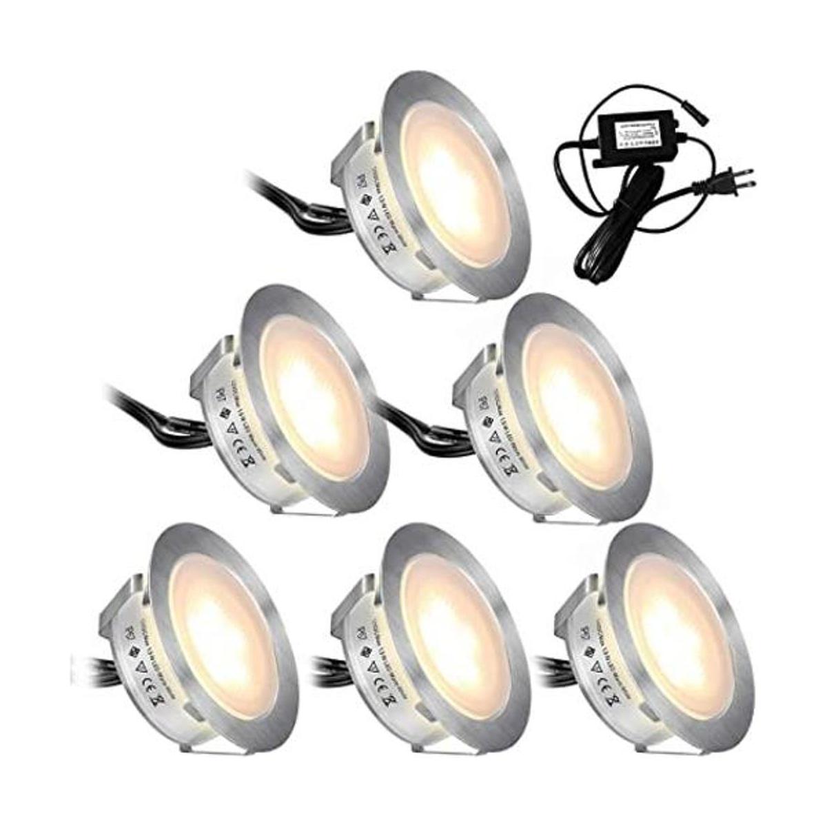 Paquete de 6 luces LED empotrables iluminación SMY