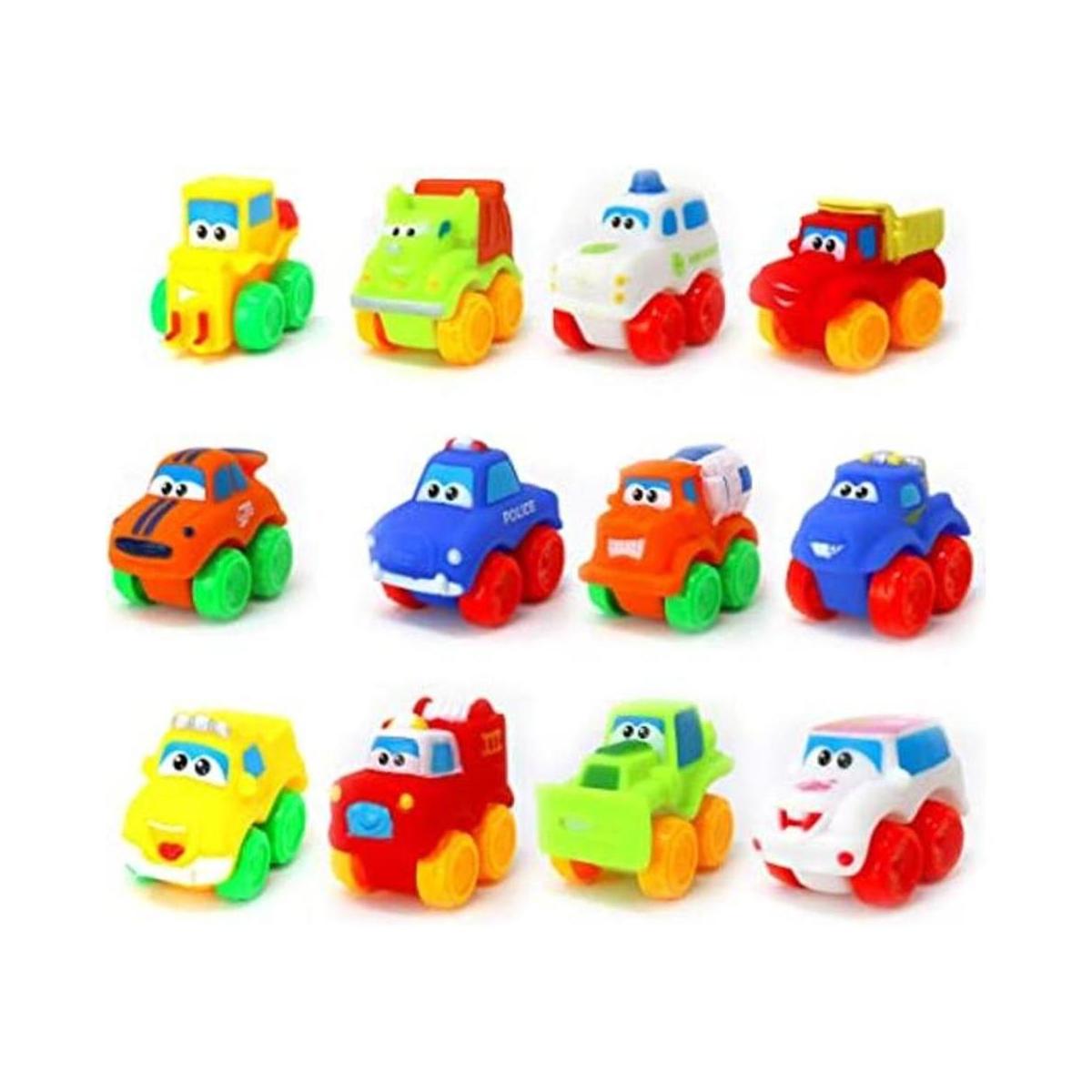 Big Mos Toys Vehículos de juguete de goma suave para
