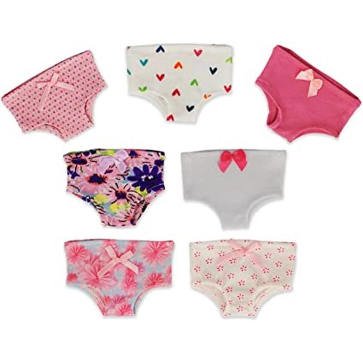 PZAS Toys Ropa interior para muñecas de 18.0 in 7 pares