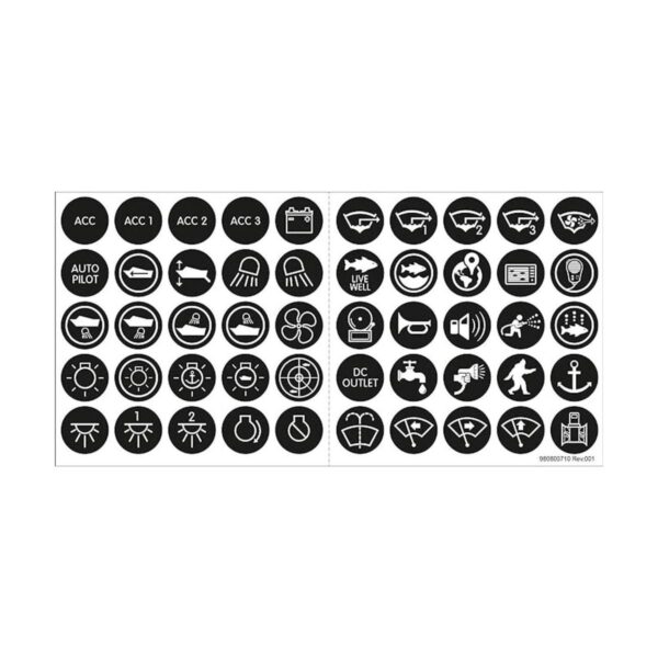 Blue Sea Systems 4230 Kit de etiquetas para interruptor_1