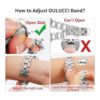 OULUCCI Correa de acero inoxidable compatible con Apple_3