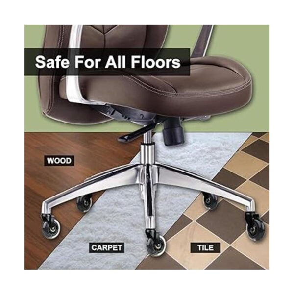 Juego de 5 ruedas para silla de oficina de 3.0 in de alta