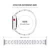 OULUCCI Correa de acero inoxidable compatible con Apple_4