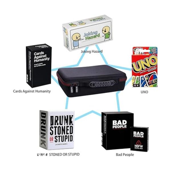 LTGEM Funda rígida de EVA para juegos de cartas. Se adapta