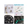 PH PandaHall 100 ganchos de acero inoxidable 304 para