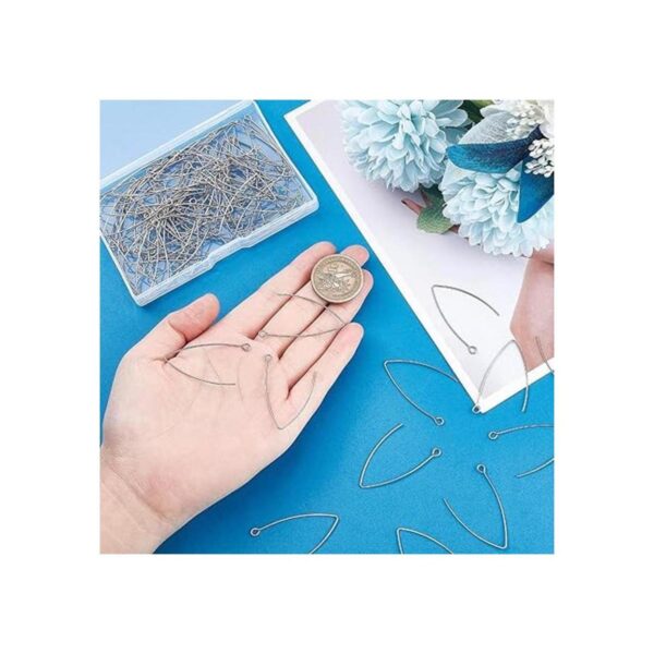 PH PandaHall 100 ganchos de acero inoxidable 304 para