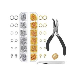 Anezus Anillos de salto para hacer joyas y reparación de