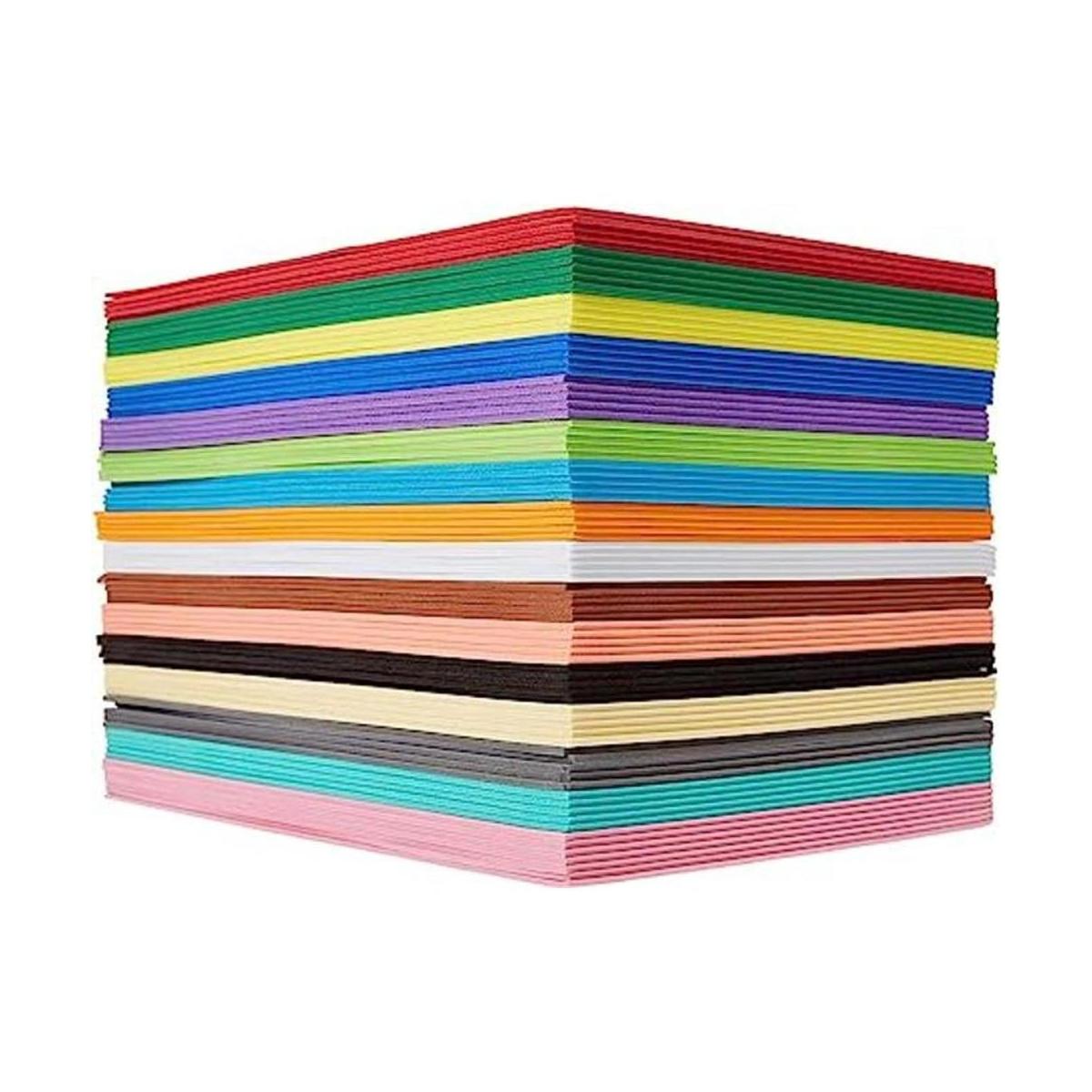 Paquete de 80 hojas de espuma EVA para manualidades 6 x 9